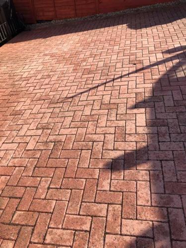 After pressure wash